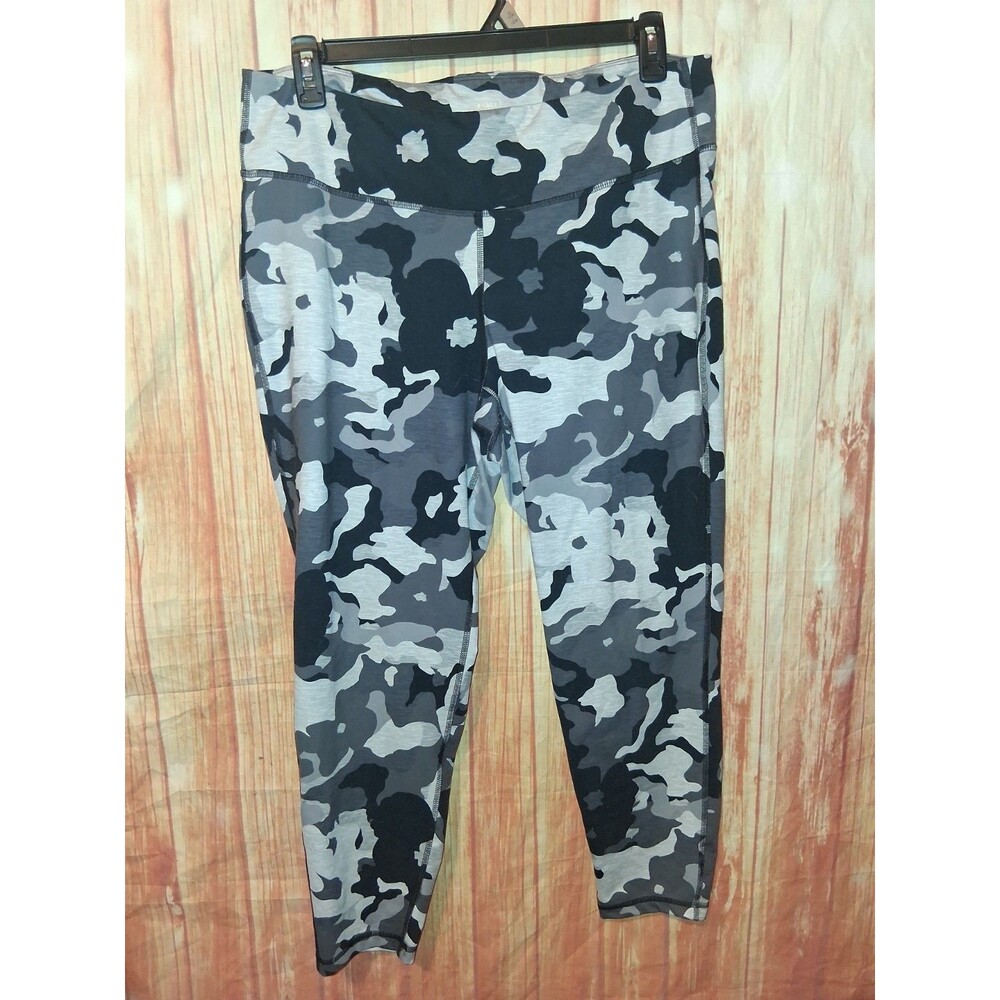Old Navy Gray Camouflage Pull-on Leggings Sz XXL